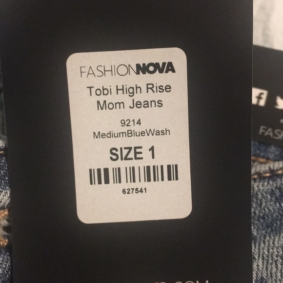 Tobi High Rise Mom Jeans - Picture 5 of 7